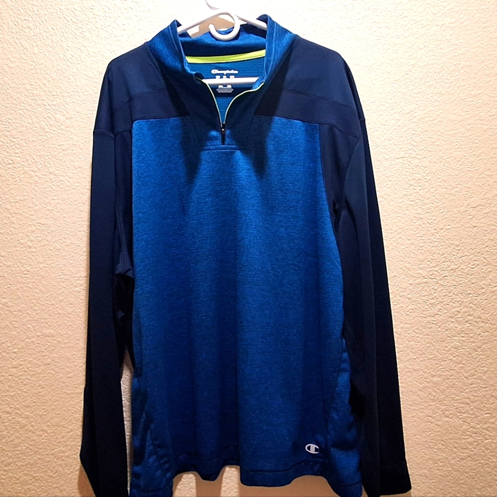 NWOT Champion Blue Quarter-Zip Pullover